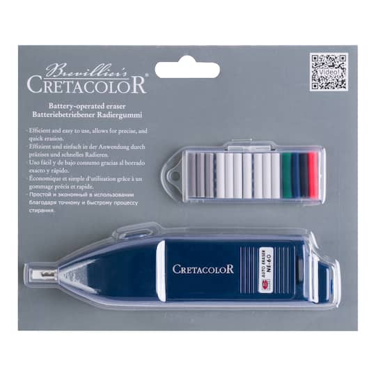 Cretacolor Electric Eraser Set with Refills